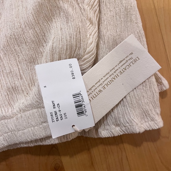 Savannah Morrow - Tayen Belted Silk Bamboo Wide Leg Pants - Picture 4 of 4